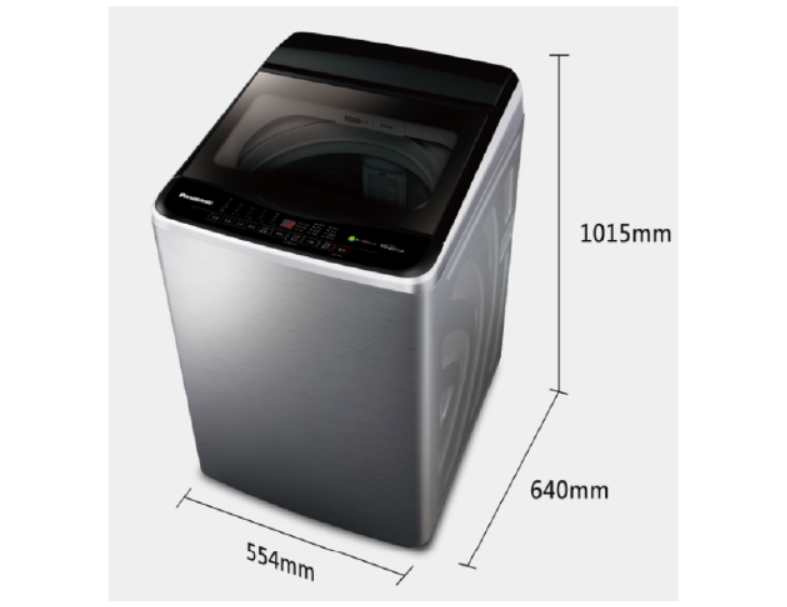 Panasonic國際 12/11公斤 高效抗菌變頻直立式洗衣機 NA-V(120/110 )LBS不鏽鋼(S) NA-V110LB 炫銀灰(L)