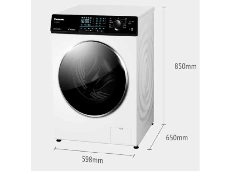 Panasonic國際 洗衣/脫水 10.5kg 乾衣 6kg 強效抑菌系列 溫水滾筒洗衣機 NA-V105NDH 釉光白