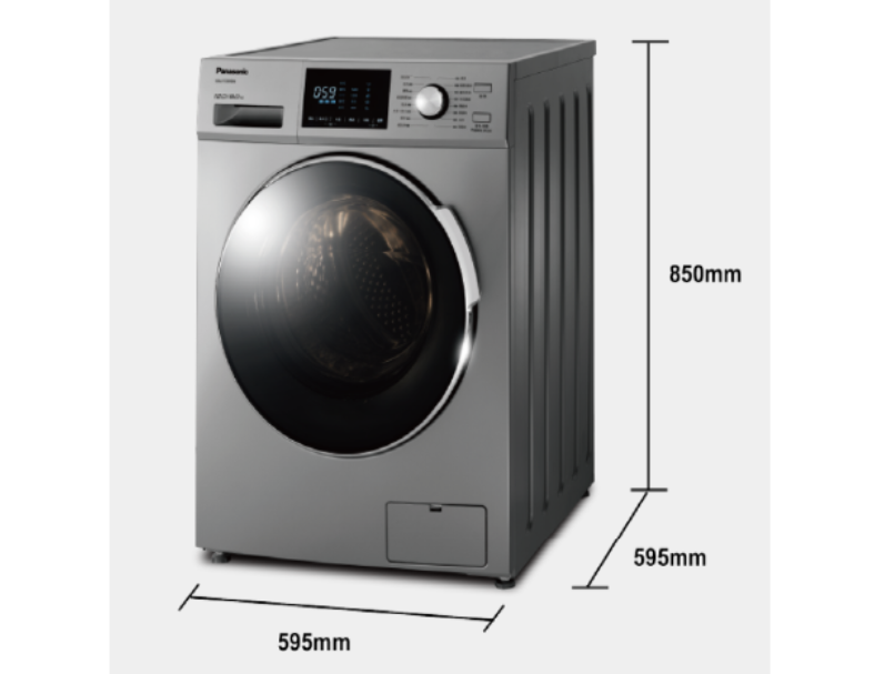 Panasonic國際 洗衣/脫水 12kg 強效抑菌系列 溫水滾筒洗衣機 NA-V120HW 晶漾銀