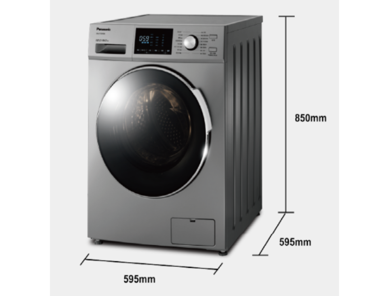 Panasonic國際 洗衣/脫水 12kg 烘衣 8kg強效抑菌系列 溫水滾筒洗衣機 NA-V120HDH 晶漾銀