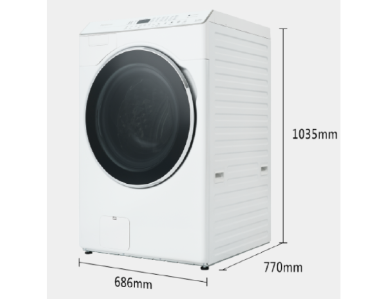 Panasonic國際 洗衣 19kg 乾衣 11kg 智能聯網系列 溫水滾筒洗衣機NA-V190RDH 水鑽白/炫亮銀
