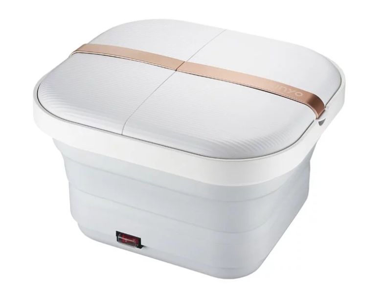 【KINYO】氣泡按摩摺疊足浴機 (IFM-7001)