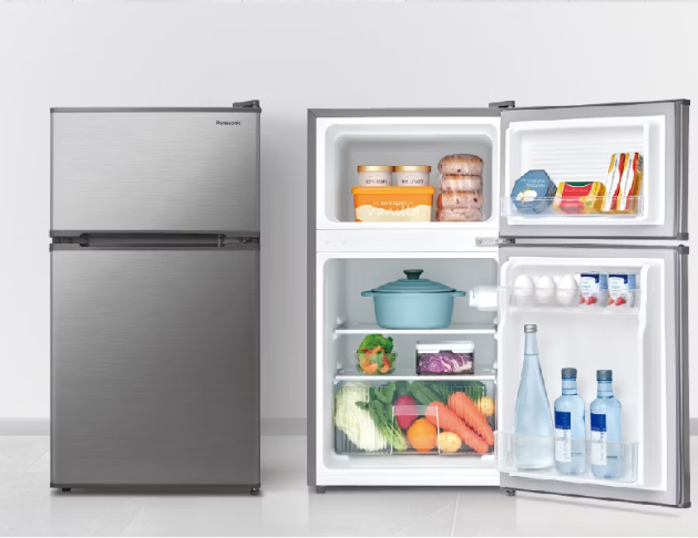 Panasonic國際牌 經典系列 無邊框鋼板雙門電冰箱 NR-B105T 96L