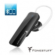 FONESTUFF 一對二高話質藍牙耳機-黑FB002BK 1