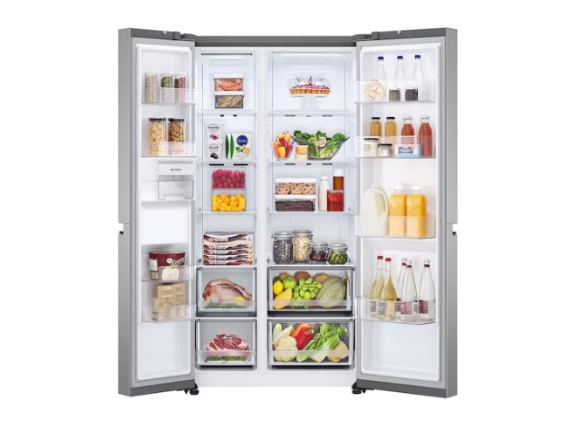 LG樂金-653公升智慧變頻對開冰箱 (GL-BL62SV)