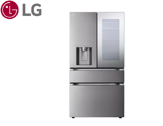 LG樂金-782公升InstaView™敲敲看門中門冰球四門冰箱 (GR-AQC82BS)