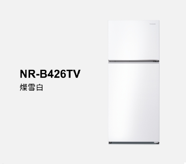 Panasonic國際牌 經典變頻系列 無邊框鋼板雙門電冰箱 NR-B426TV 422L