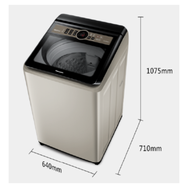 Panasonic國際 13公斤  節能洗淨NA-V130NZ  香檳金(N)