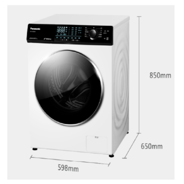 Panasonic國際 洗衣/脫水 10.5kg 乾衣 6kg 強效抑菌系列 溫水滾筒洗衣機 NA-V105NDH 釉光白
