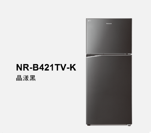 Panasonic國際牌 經典變頻系列 無邊框鋼板雙門電冰箱 NR-B421TV 422L