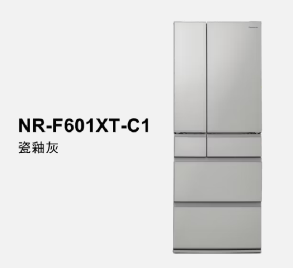 Panasonic 國際 日系上質系列 平面鋼板6門電冰箱 NR-F601XT 601L