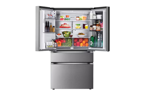 LG樂金-782公升InstaView™敲敲看門中門冰球四門冰箱 (GR-AQC82BS)