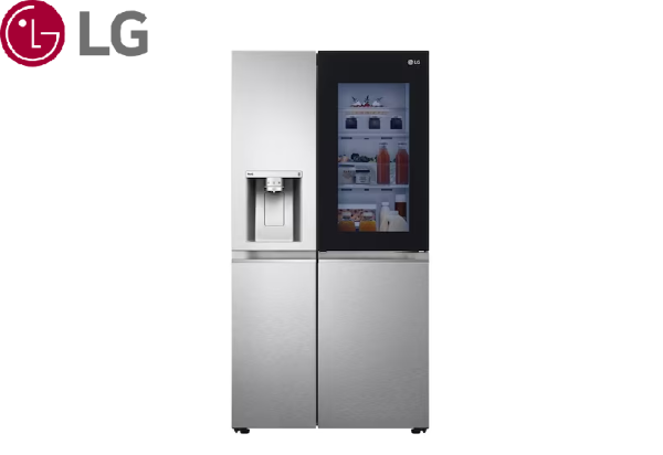 LG樂金-734公升 InstaView™ 敲敲看門中門冰球對開冰箱 (GR-QPLC82SS)