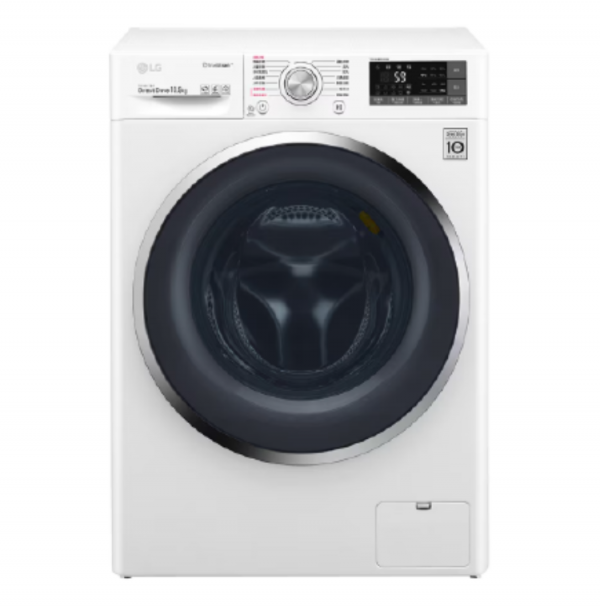 WD-S105CW WiFi滾筒洗衣機(蒸洗脫) 冰磁白 / 10.5公斤