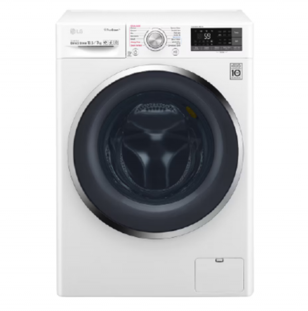 WD-S105DW WiFi滾筒洗衣機(蒸洗脫烘) 冰磁白 / 10.5公斤