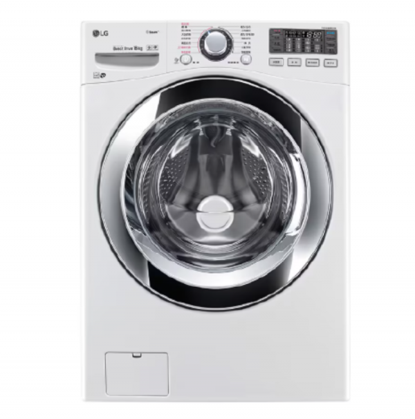 WD-S18VBW  WiFi滾筒洗衣機(蒸洗脫) 典雅白 / 18公斤