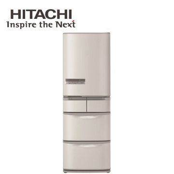 HITACHI日立 420公升智慧五門超變頻冰箱(RS42EMJ) 星燦不銹鋼/星燦白