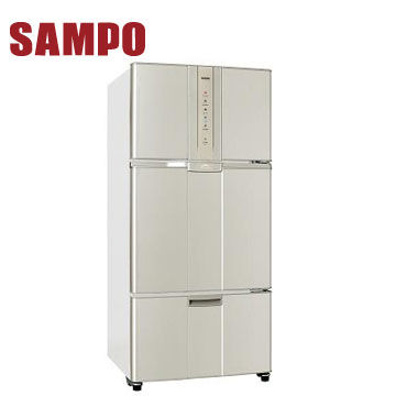 SAMPO 455公升1級三門變頻冰箱(SR-N46DV(Y2))