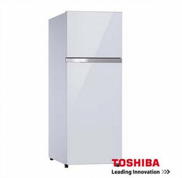 TOSHIBA 359L 雙門變頻玻璃鏡面冰箱(GR-TG41TDZ)白色