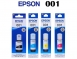 EPSON 001原廠墨水套裝、盒裝 每瓶容量70ML