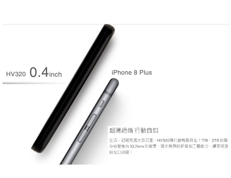 ADATA 威剛 2.5吋 HV320 External HDD 外接硬碟 1TB