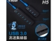 【KTnet】H5 7埠USB3.0+TYPEC 集線器1孔1開關 黑