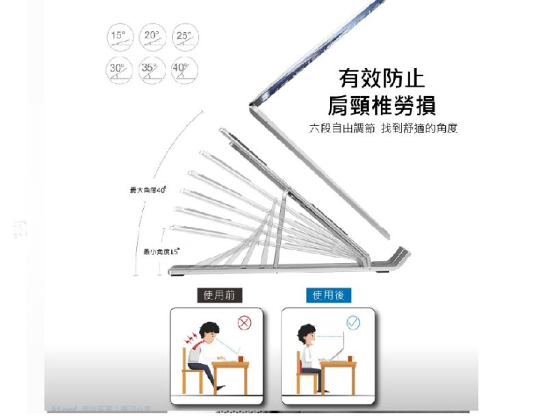 【KTnet】ST58 手機/平板/筆電 變形金剛3用隨身鋁製支架