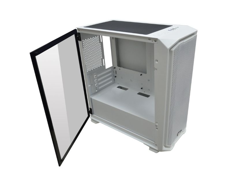 亞碩國際 M2 M-ATX機殼+3入風扇組 (粉/白)