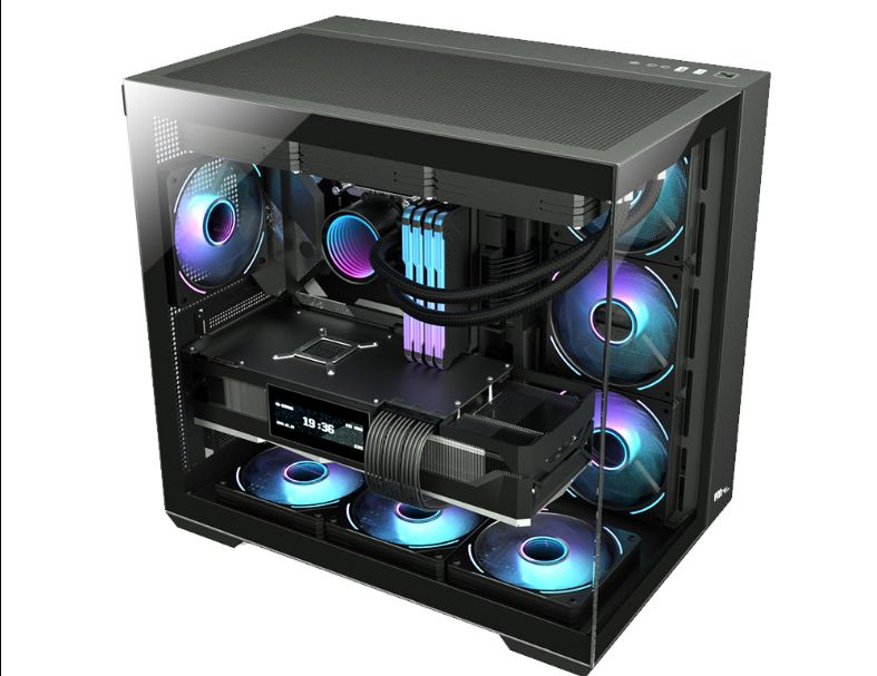 亞碩國際  V708 稜鏡風扇電腦機殼