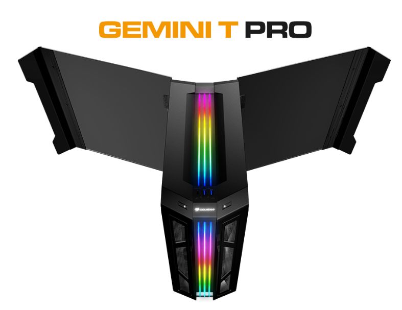 【COUGAR 美洲獅】GEMINI T PRO 雙側開機殼