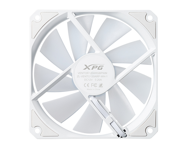 XPG  VENTO 120 ARGB PWM - 反葉扇三入包 (白) 