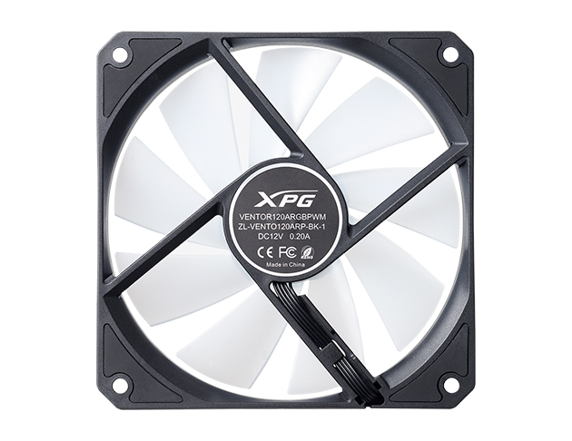 VENTO 120 ARGB PWM - 反葉扇三入包 (黑)