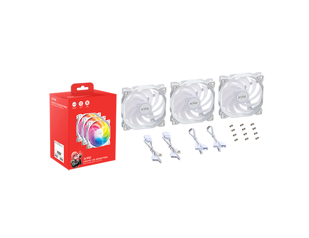 VENTO 120 ARGB PWM - 三入包 (白)