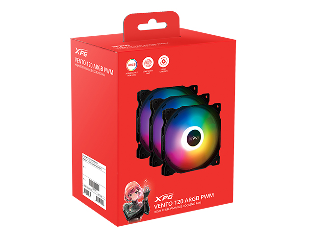 VENTO 120 ARGB PWM(黑) 