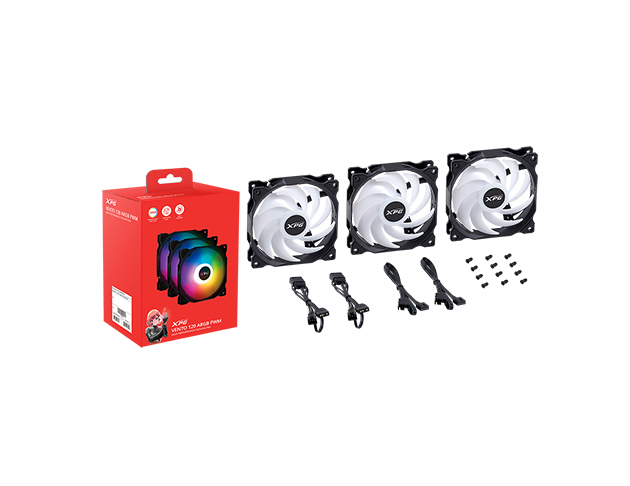 VENTO 120 ARGB PWM - 三入包 (黑)