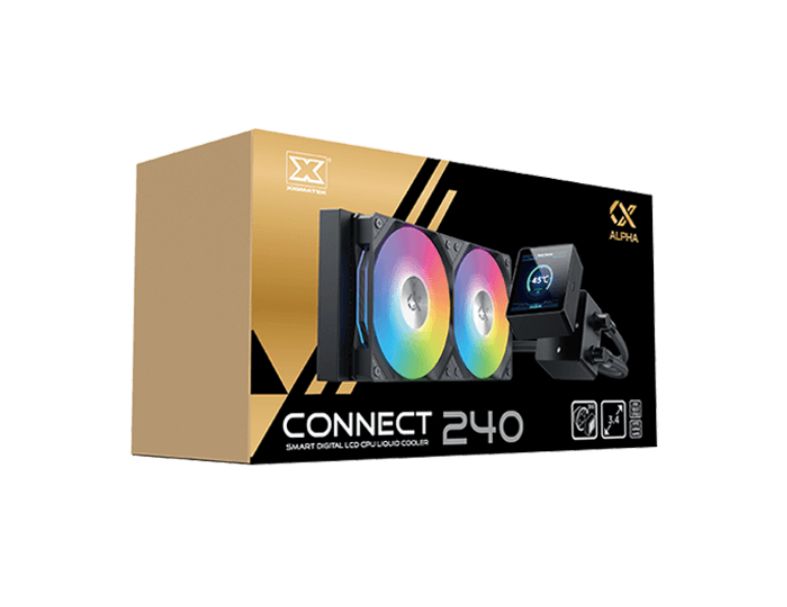 CONNECT 240 Arctic 數位顯示一體式水冷 (白/黑)