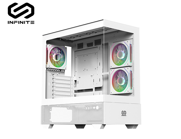MAVOLY     INFINITE  機箱 AURA X01   ( WHITE/BLACK)