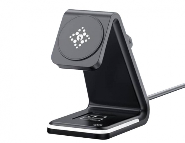 ASPOR 急速15W 四合一磁吸無線充電座(Magsafe/夜燈/iPhone/Watch/Airpods)