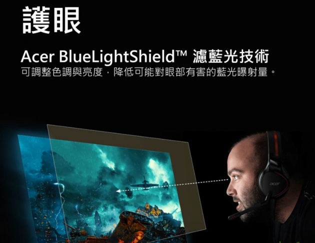 宏碁Acer Nitro 27型 VG272U W2 IPS QHD 電競螢幕