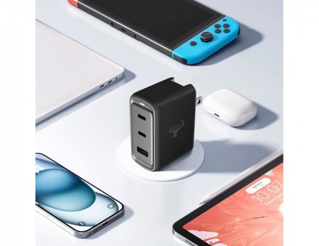 Cowhorn牛角70W PD+QC氮化鎵快充旅充頭-2C1A 黑/白