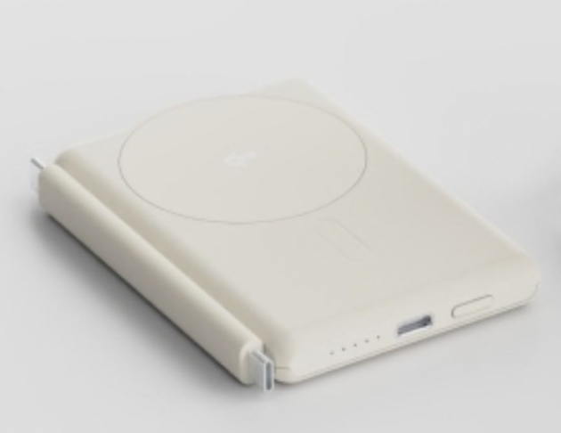 Allite 全能充輕薄磁吸5000mAh Qi2 / WP1 / 奶茶米 沉穩黑