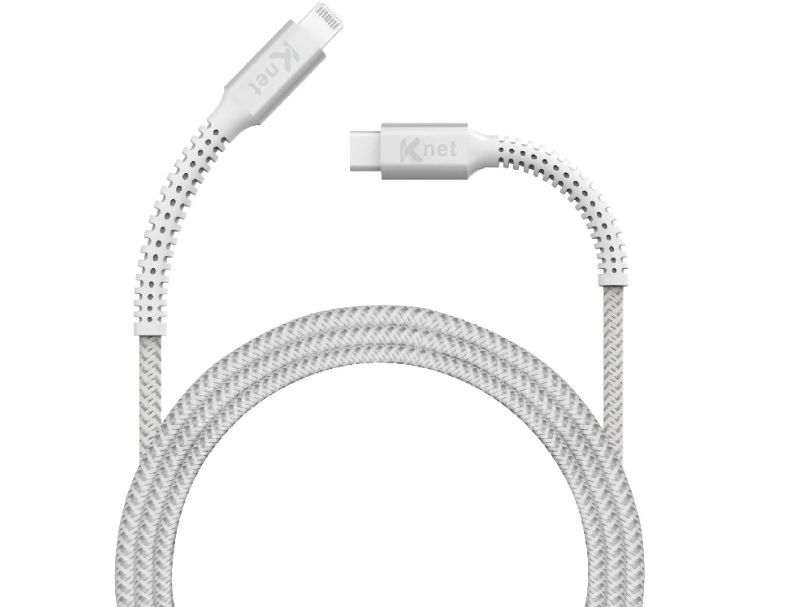 KTNET G66 PD TYPEC-蘋果3A 60W MFI充電傳輸線1.2M 黑 白