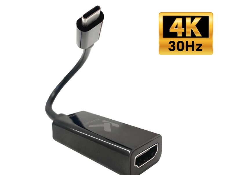 【KTnet】Type-C USB3.1公轉HDMI 4K*2K母 影音訊號轉接線20cm 小螢幕變大螢幕、享受視覺震憾