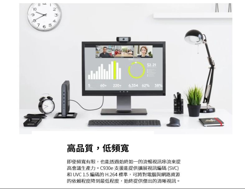 羅技商用 VC Webcam C930e 商務網路攝影機