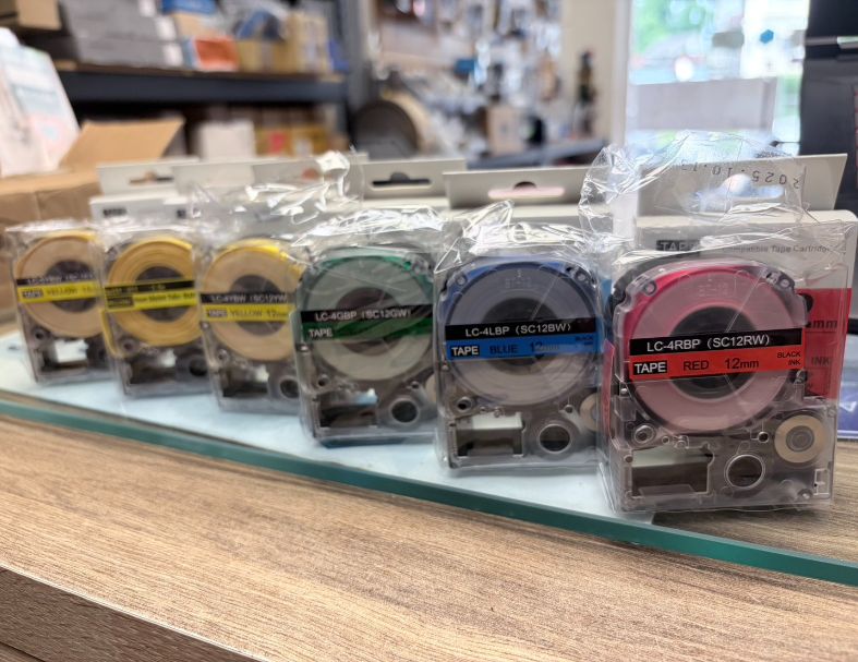 Epson相容標籤帶 12mm *8MM  副廠標籤帶/標籤帶色帶/標籤帶貼紙 