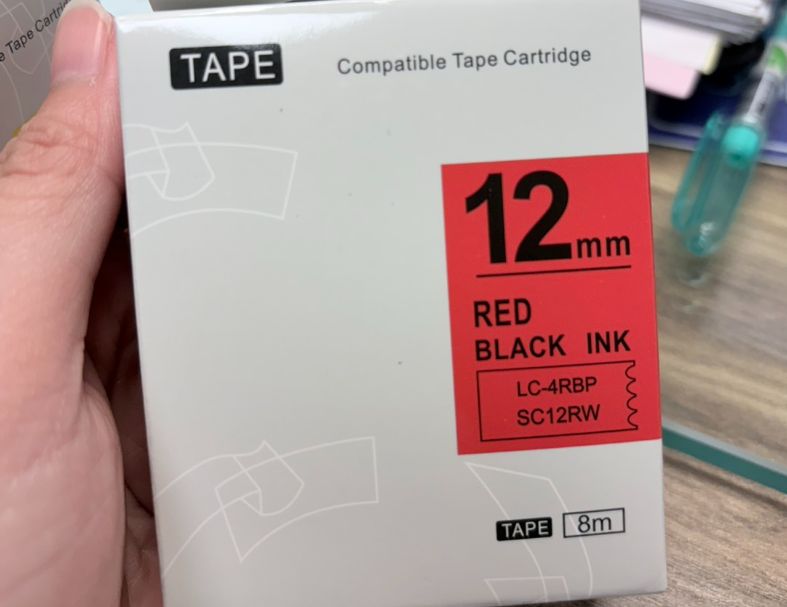 Epson相容標籤帶 12mm *8MM  副廠標籤帶/標籤帶色帶/標籤帶貼紙 