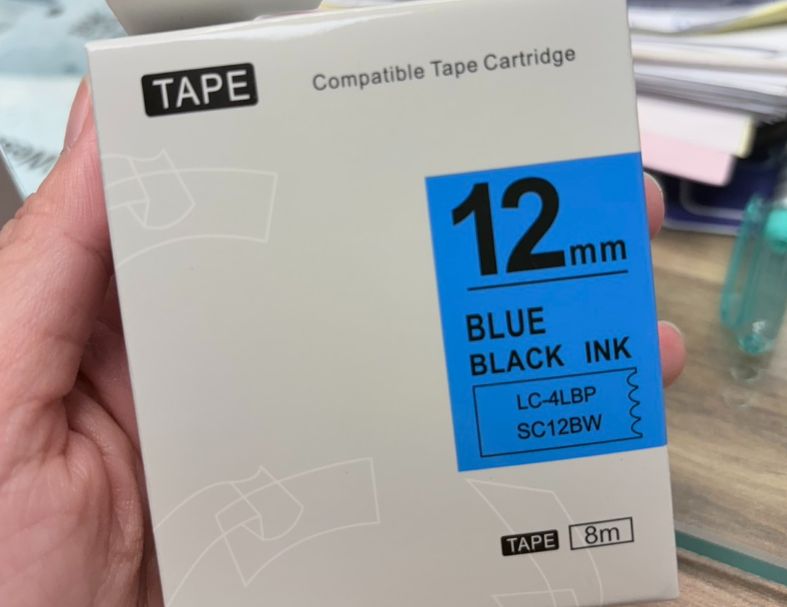 Epson相容標籤帶 12mm *8MM  副廠標籤帶/標籤帶色帶/標籤帶貼紙 