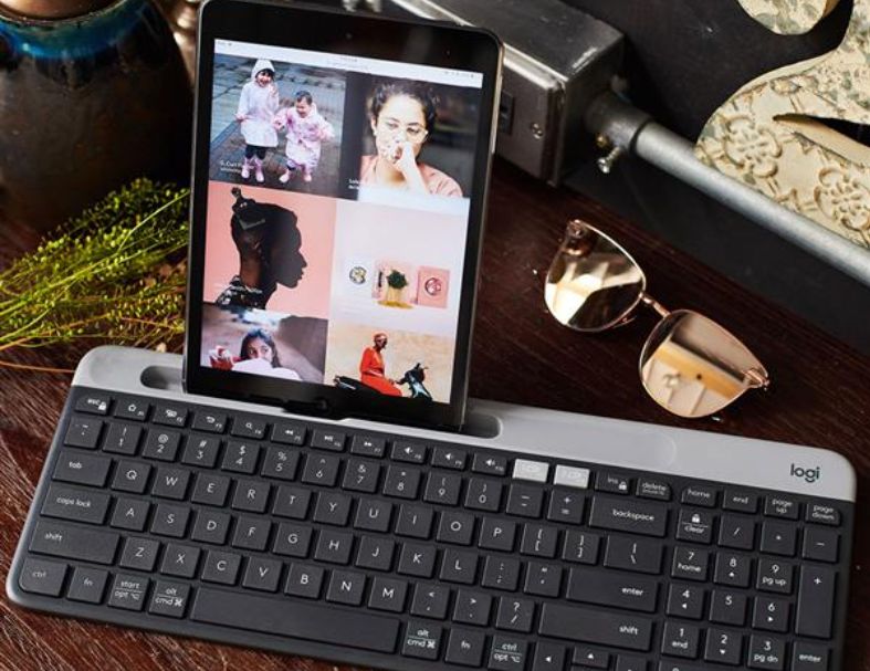 羅技 K580超薄跨平台藍芽鍵盤- 珍珠白 / 石墨灰/ 玫瑰粉感選擇