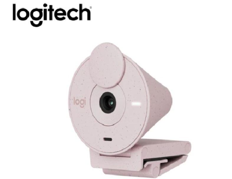 羅技 Brio 300 網路攝影機-玫瑰粉