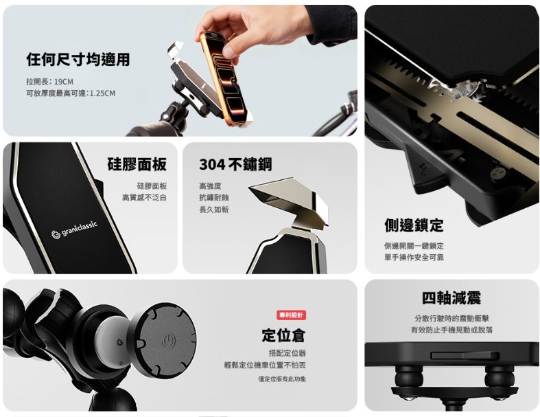 二勢力 Dualfind 機車手機支架【標準版】